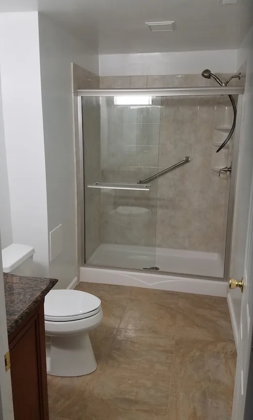 Bathroom remodeling project by Delta Remodelers