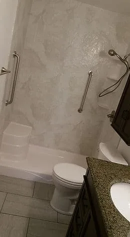 Bathroom remodeling project by Delta Remodelers